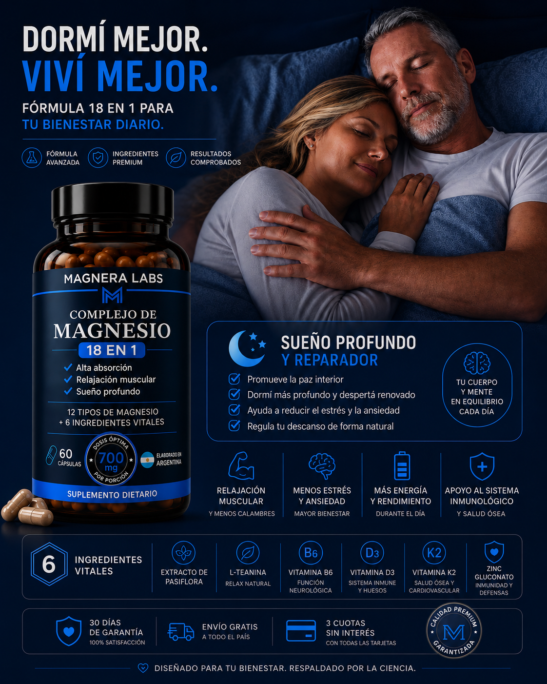MAGNERA LABS – COMPLEJO DE MAGNESIO 18 EN 1